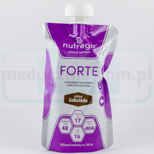 Nutrego Forte 12x200 ml Ciocolată Dieta bogată în calorii și proteine